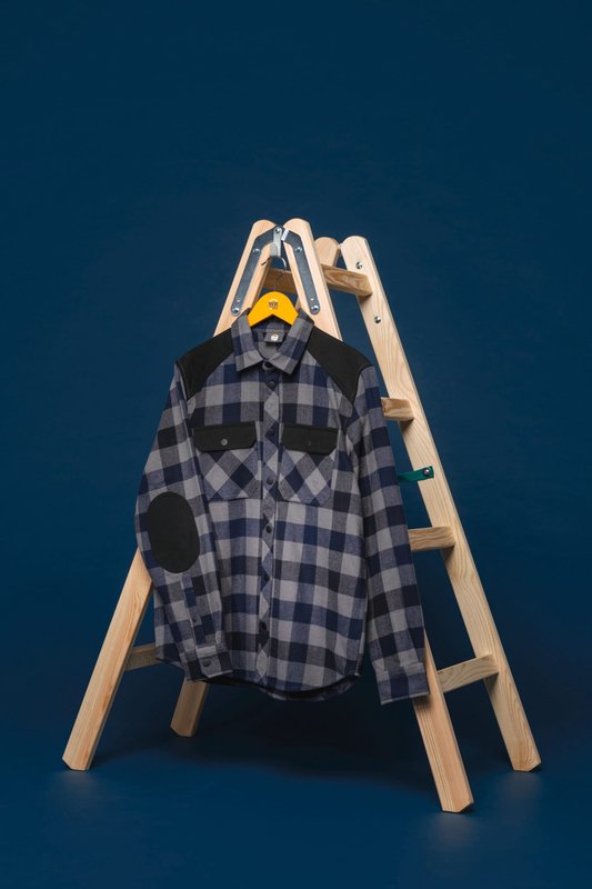 Chemise à carreaux avec poches homme – Image 17