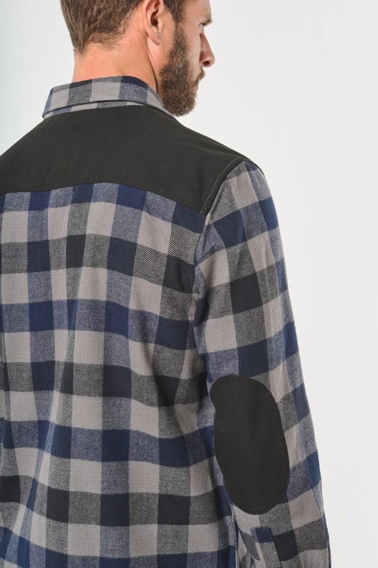 Chemise à carreaux avec poches homme – Image 11