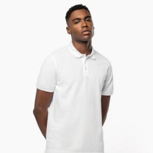 Polo piqué manches courtes homme