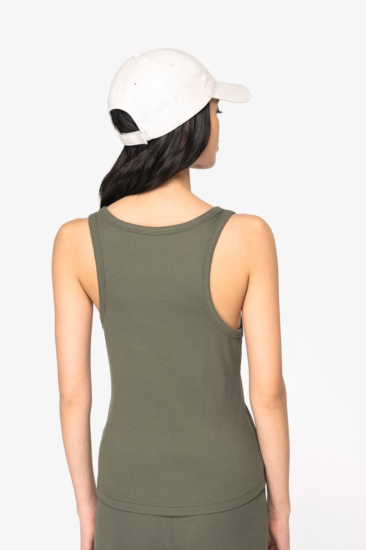 Débardeur écoresponsable côtelé femme – Image 5