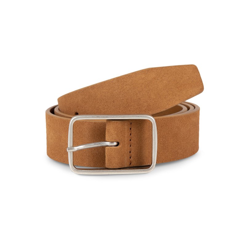 Ceinture cuir velours homme – Image 5