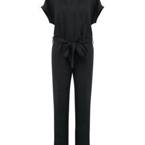 Combinaison en maille manches courtes en lin femme