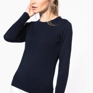 Pull col rond femme