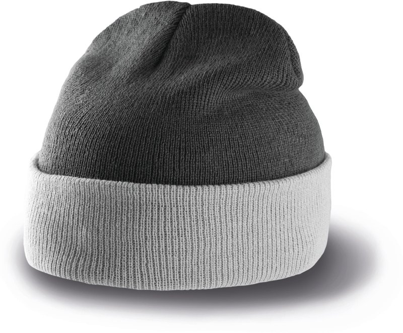 Bonnet bicolore avec revers – Image 5