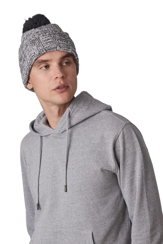 Bonnet à pompon avec revers – Image 3