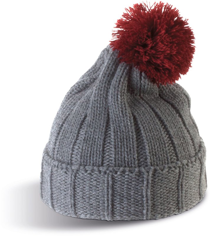 Bonnet à pompon avec revers – Image 6