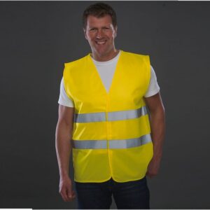Gilet à 2 bandes haute visibilité