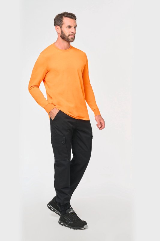 Pantalon cargo unisexe avec bas élastiqué – Image 5