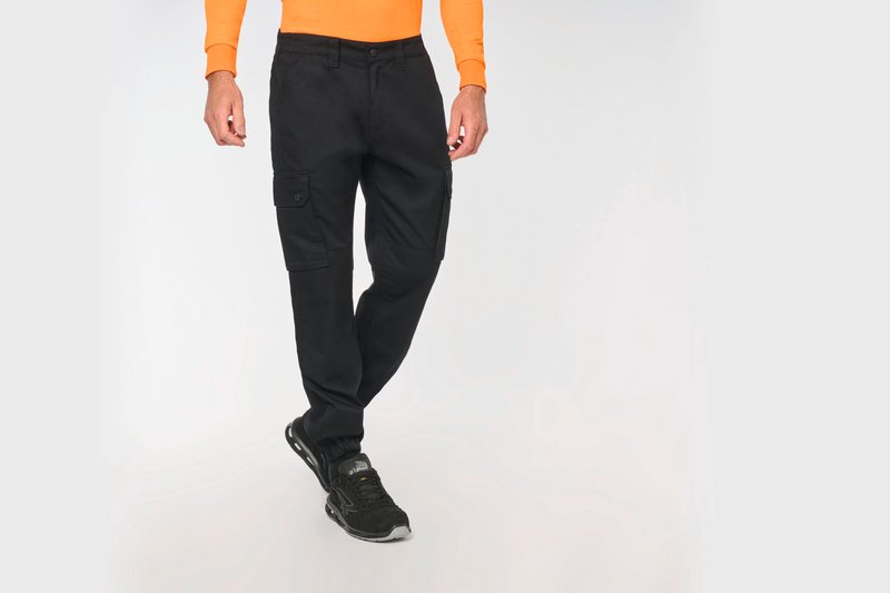 Pantalon cargo unisexe avec bas élastiqué – Image 17