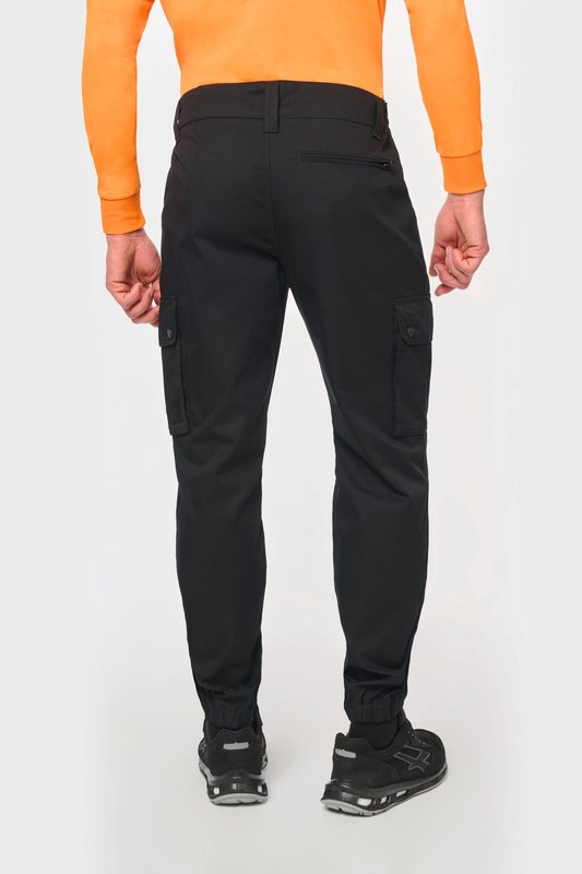 Pantalon cargo unisexe avec bas élastiqué – Image 4
