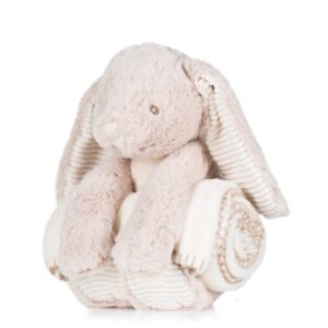 Peluche Lapin & couverture