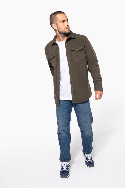 Surchemise polaire doublée sherpa polaire homme – Image 10