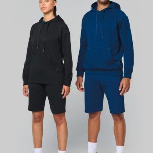 Bermuda molleton multisports unisexe