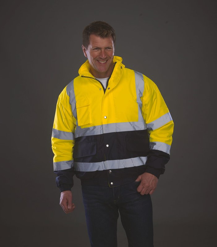 Blouson bicolore haute visibilité