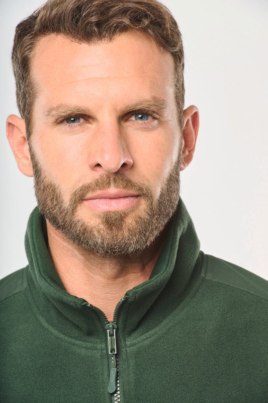 Polaire écoresponsable col zippé unisexe – Image 45