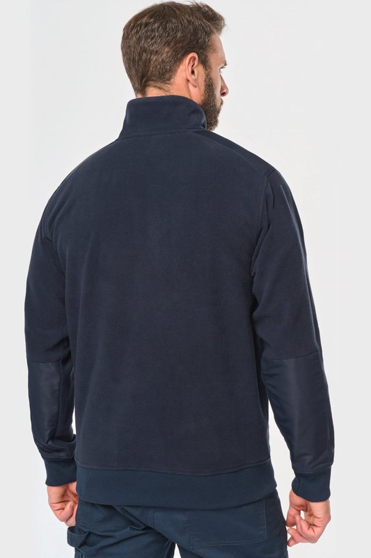 Polaire écoresponsable col zippé unisexe – Image 9