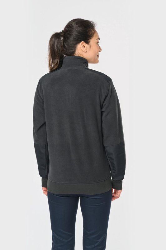 Polaire écoresponsable col zippé unisexe – Image 4