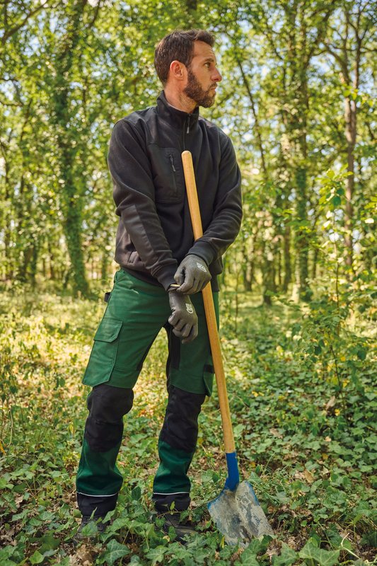 Polaire écoresponsable col zippé unisexe – Image 21