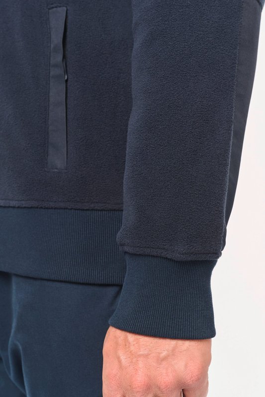 Polaire écoresponsable col zippé unisexe – Image 18