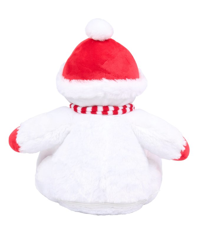 Peluche zippée bonhomme de neige – Image 3