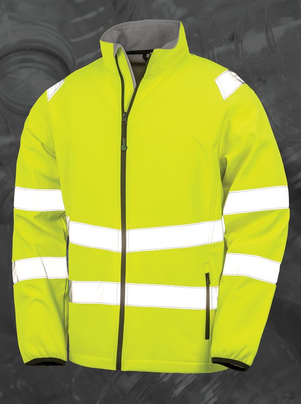 Veste softshell de sécurité recyclée – Image 4