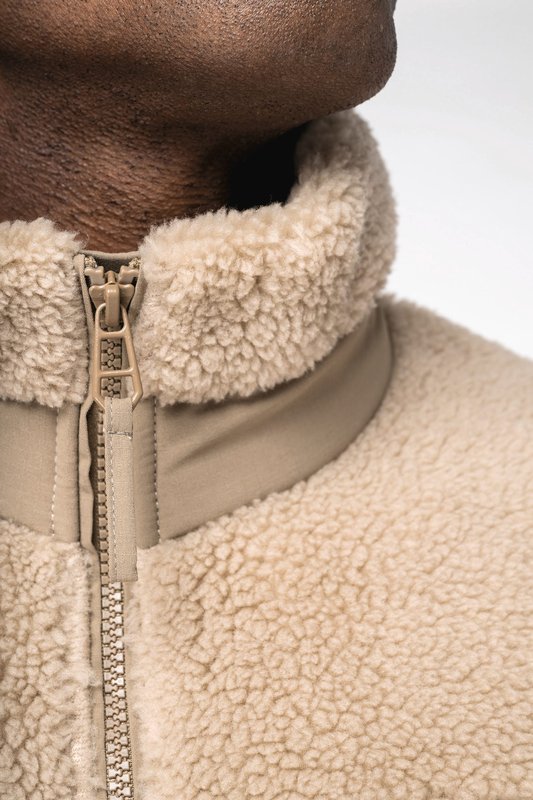 Veste écoresponsable en sherpa unisexe – Image 9