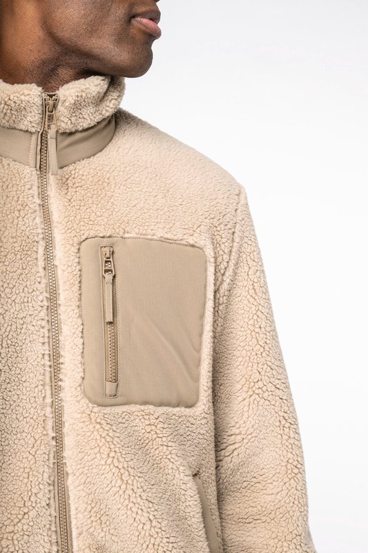 Veste écoresponsable en sherpa unisexe – Image 7