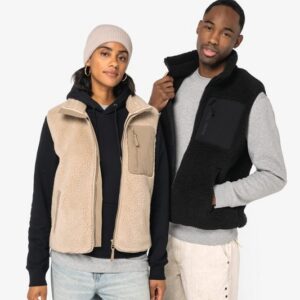 Bodywarmer écoresponsable en sherpa unisexe
