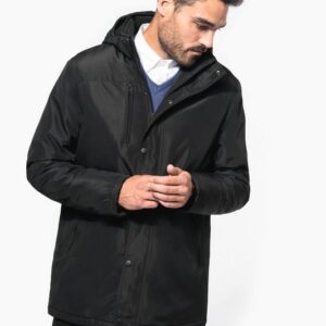 Parka avec capuche amovible homme