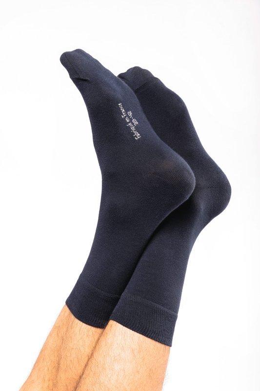Chaussettes de ville mi-hautes coton Bio Origine France Garantie – Image 5