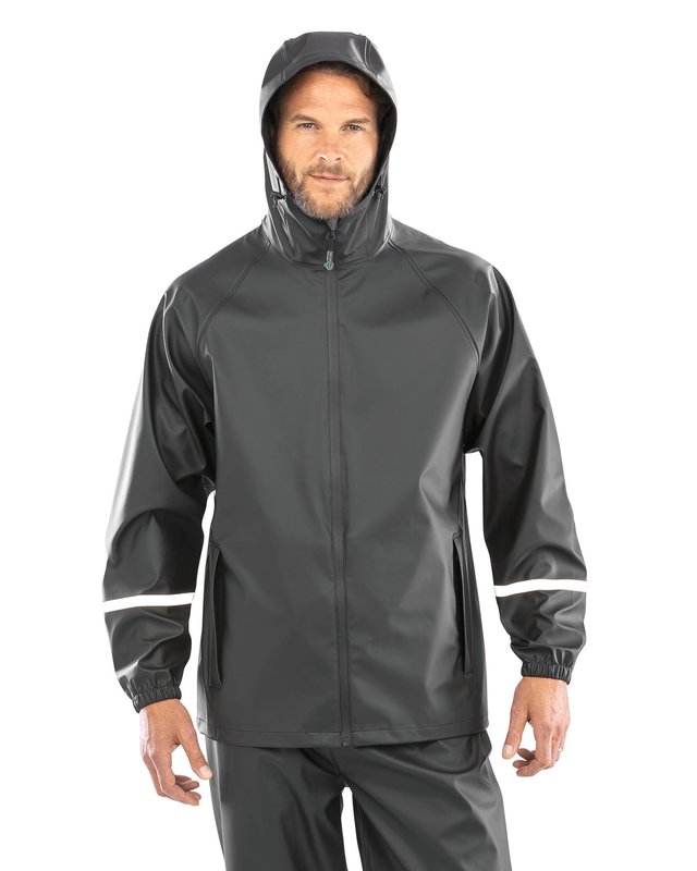 Veste imperméable Prism PU avec bandes réfléchissantes – Image 4