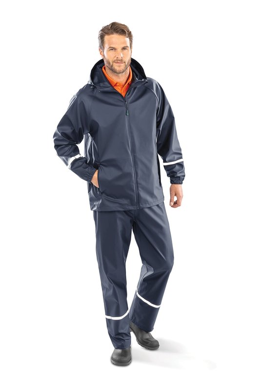 Veste imperméable Prism PU avec bandes réfléchissantes – Image 13