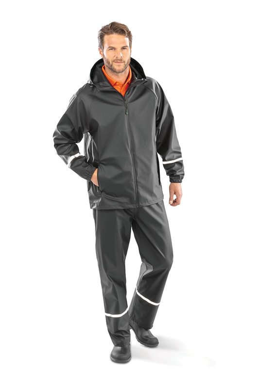 Veste imperméable Prism PU avec bandes réfléchissantes – Image 6