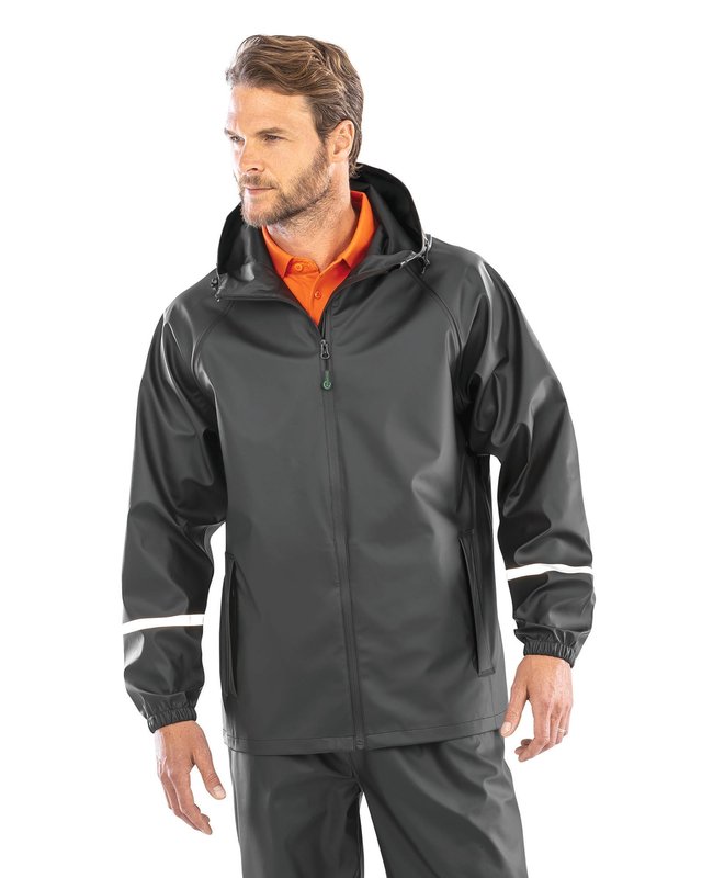 Veste imperméable Prism PU avec bandes réfléchissantes – Image 7