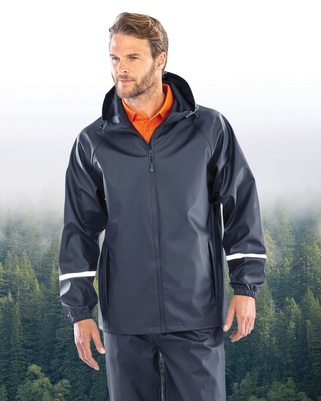 Veste imperméable Prism PU avec bandes réfléchissantes – Image 14