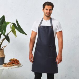 Tablier "effet ciré" à bavette "District"