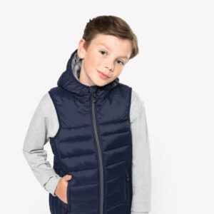 Bodywarmer à capuche enfant