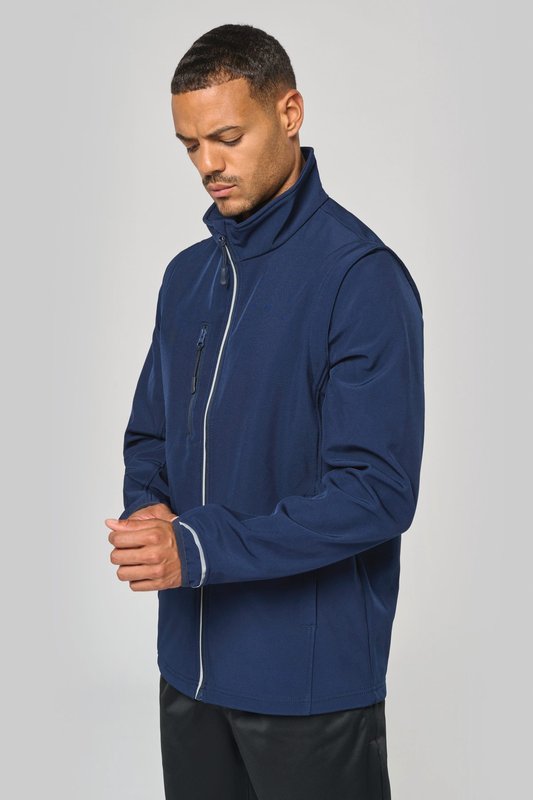 Veste softshell sport manches amovibles unisexe – Image 3