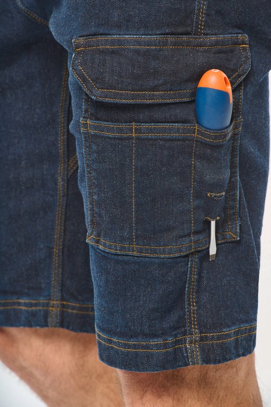 Bermuda denim multipoches homme – Image 8