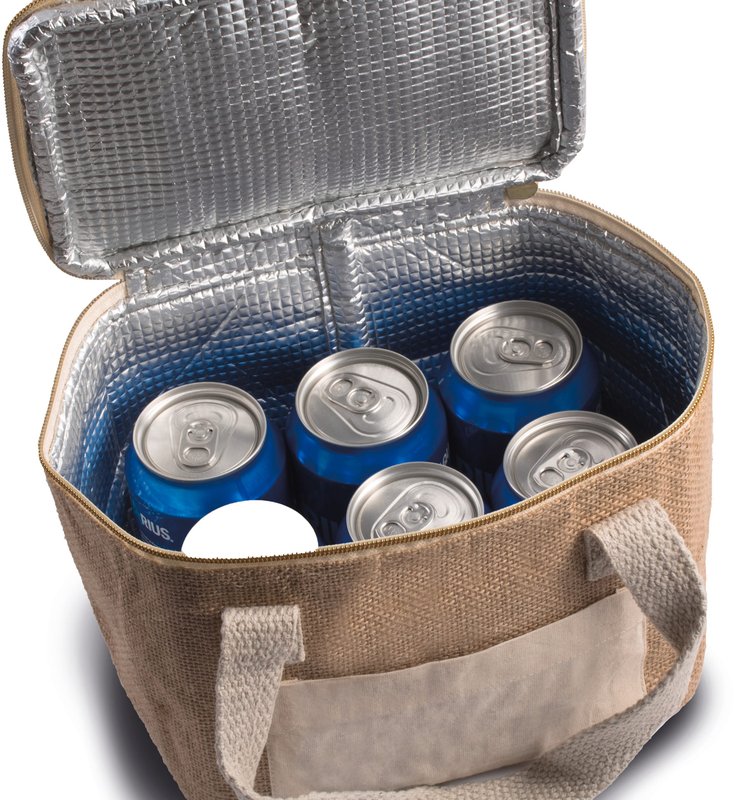 Sac isotherme en jute - petit modèle – Image 4