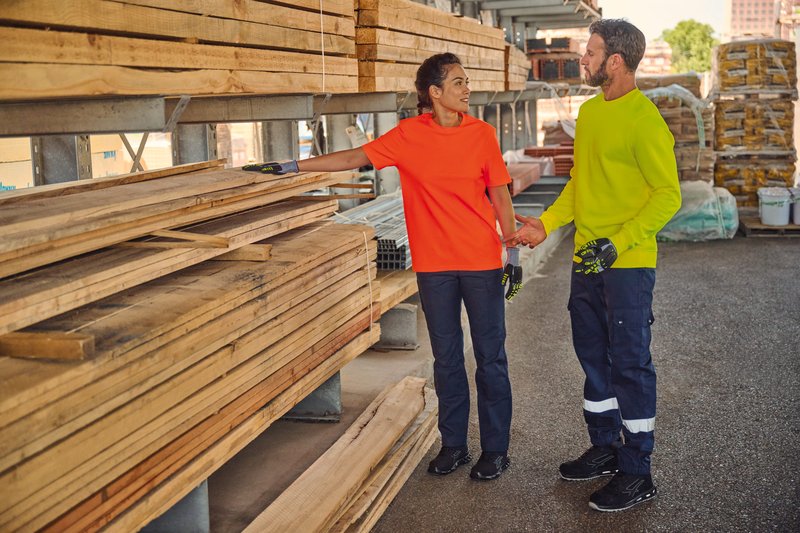 Pantalon cargo unisexe avec bas élastiqué et bande réfléchissante – Image 18