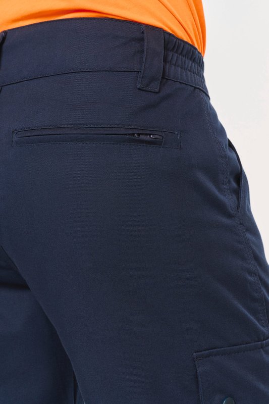 Pantalon cargo unisexe avec bas élastiqué et bande réfléchissante – Image 8