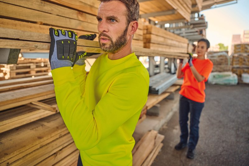 Pantalon cargo unisexe avec bas élastiqué et bande réfléchissante – Image 16