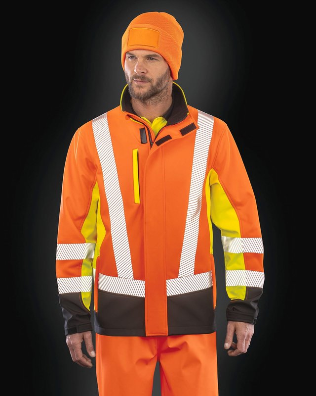 Veste softshell de sécurité recyclé 3 couches – Image 3