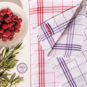 Essuie-verres à carreaux Origine France Garantie