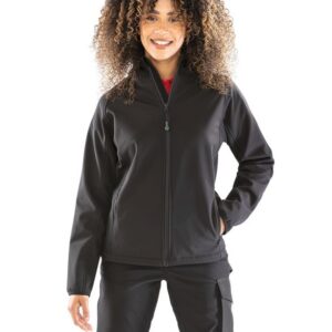 Veste softshell recyclée 3 couches à capuche femme