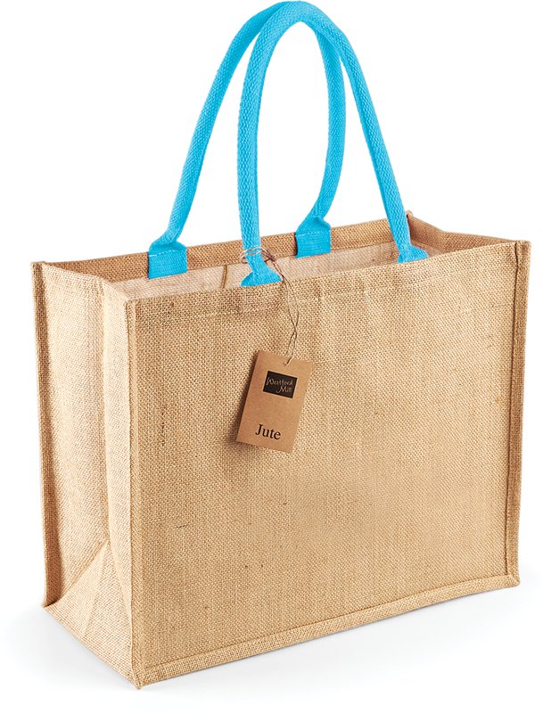 Sac shopping classique en jute – Image 7