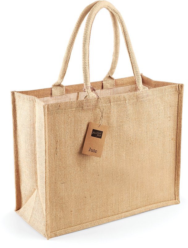 Sac shopping classique en jute – Image 8