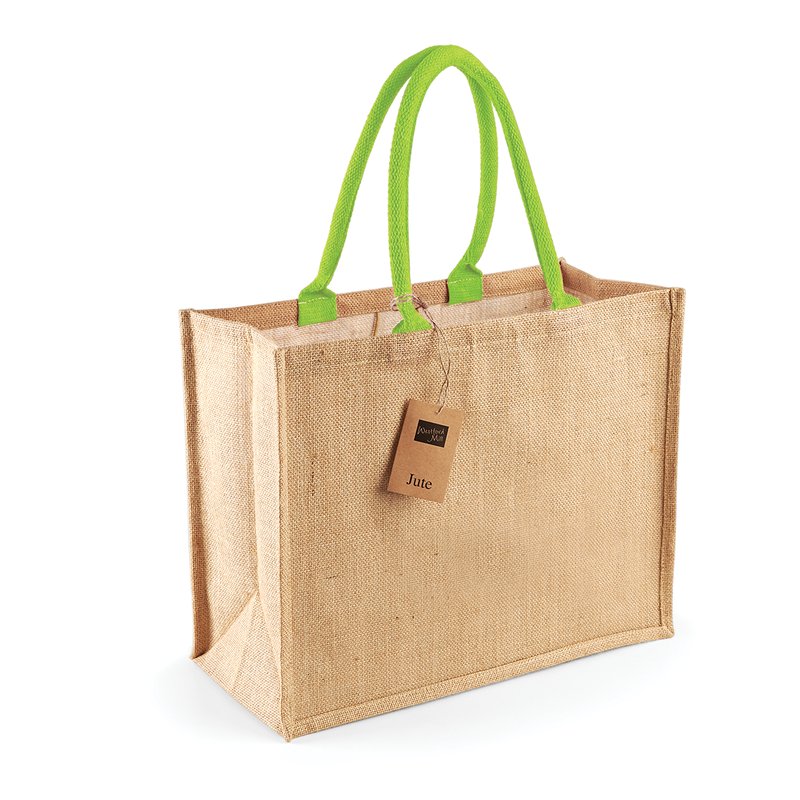 Sac shopping classique en jute – Image 6