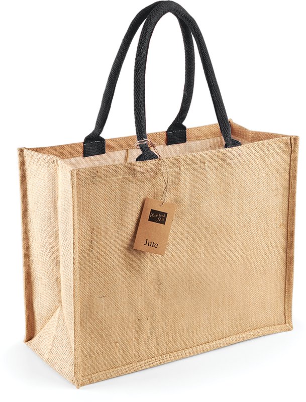 Sac shopping classique en jute – Image 4